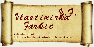 Vlastimirka Farkić vizit kartica